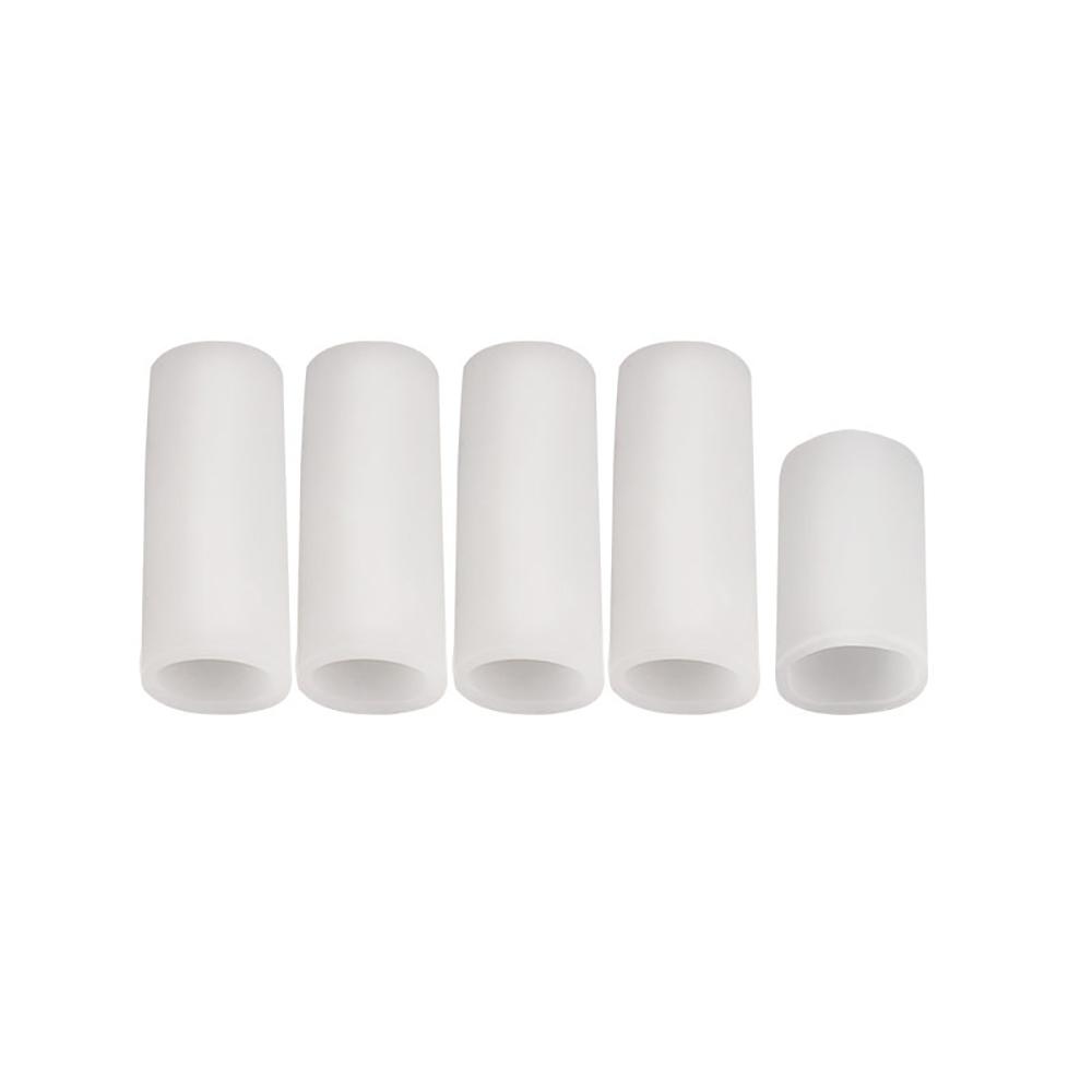 2\5 шт. Мягкие силиконовые гелевые тюбики для защиты пальцев ног, протектор для мизинцев, обезболивающий рукав, разделители пальцев ног, средство для ухода за ногами