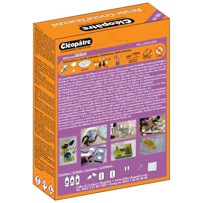 Смола для заливки Crystal'Diamond и аксессуары 360мл