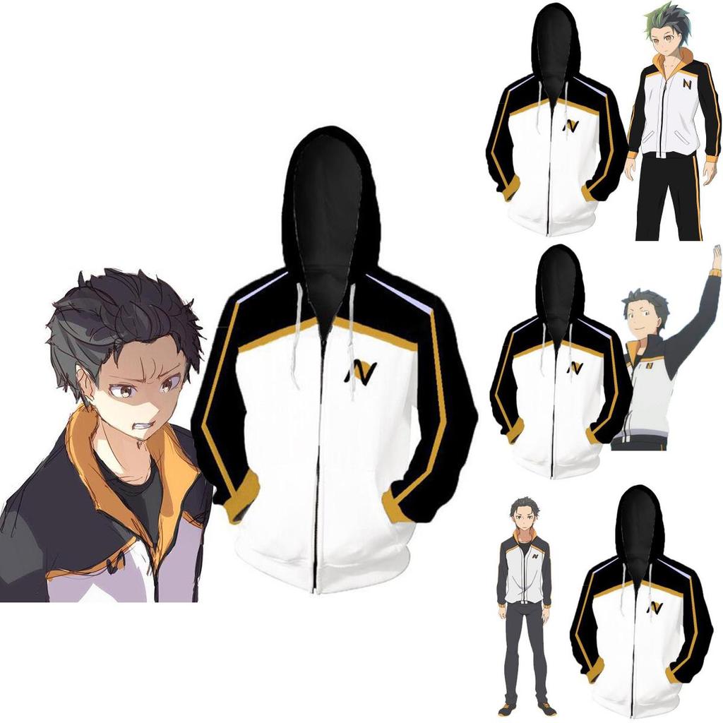 Худи Свитшот Пуловер Kara Rezero Hajimeru Isekai Seikatsu Subaru Natsuki