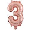 32 Inch Rose Gold Digital Balloon Number Helium Foil Birthday Party Wedding Decoration ADM