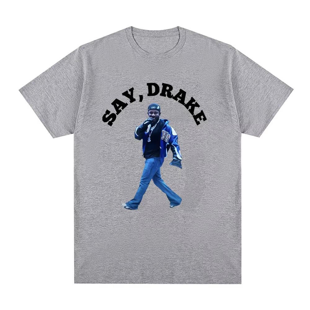 Кендрик Ламар Скажи Дрейку, что они нас не любят Футболки Мужские Женские Футболки Оверсайз Хлопок Уличная Повседневная Свободная Футболка