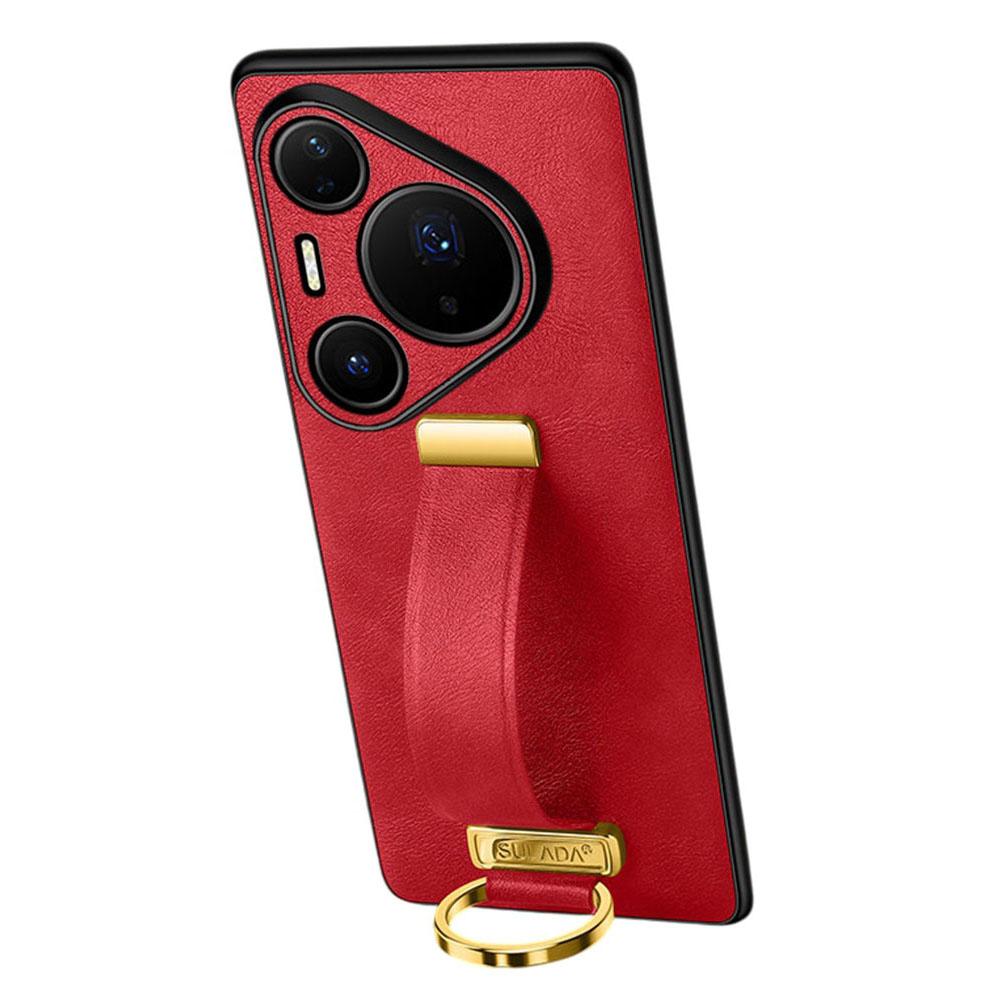 SULADA Серия Fashion для Huawei Pura 80 Pro/80 Pro+ Чехол Браслет Подставка Кожаная Задняя Панель Чехол для Телефона