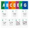 Guitar Chords Card 49 Sheets 6 String Acoustic Electric Guitar Chord Learning Cards for Practice