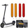 2Set Electric Scooter Side Reflective Strap Front Rear Safety Tube Night Reflector Electric Scooter Accessories Enduring