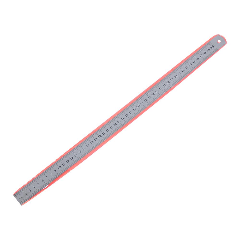 Precision Metric Imperial Drawing Metal Stainless Steel Straight Ruler Metric/Inch Double Sided
