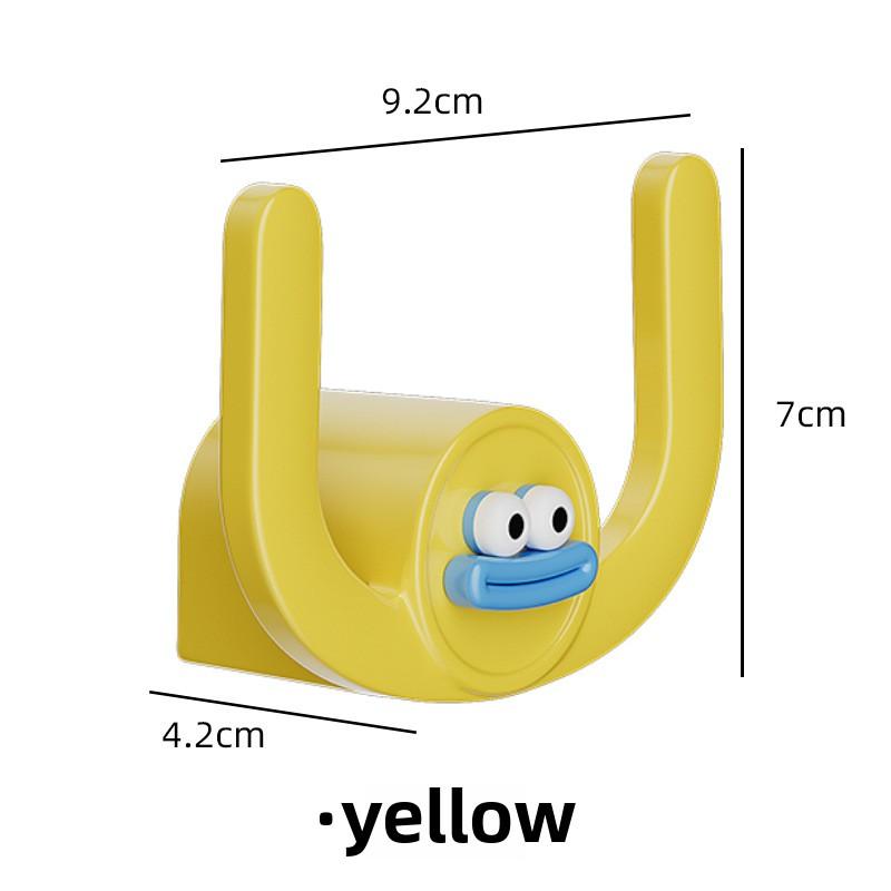 3 шт. мультяшный рот сосиски ванная комната без отверстий настенная стойка для хранения тапочек