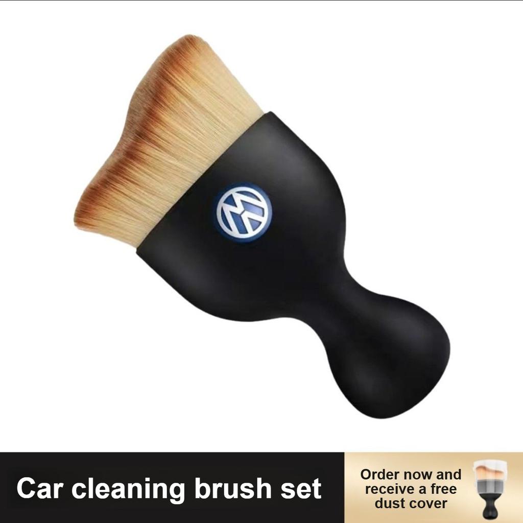 W160for Volkswagen car interior dust removal soft bristle brush, car crevices cleaning brush, car dust removal brush