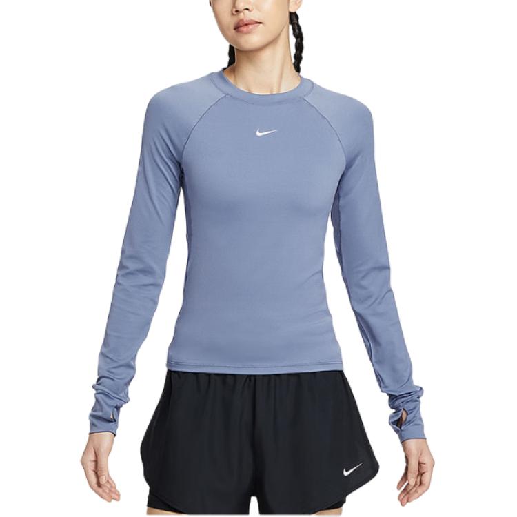Nike Breathable Comfortable Sports Leisure Long Sleeve Knit Top Women Tops FV7846499