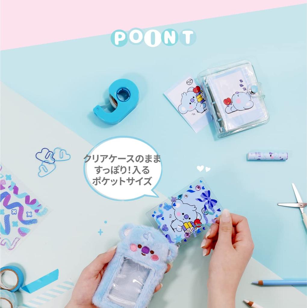 Брелок для ключей Solomon Shoji BT21 Fluffy Fluffy ДЕРЖАТЕЛЬ ДЛЯ ФОТО КАРТ FKB_Photocard ver.2 (RJ) BT21-FKB-RJ