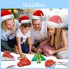 Christmas 4pcs Tree Hat Sock Glove Sensory Activity Board Silica Gel Puzzle Toy
