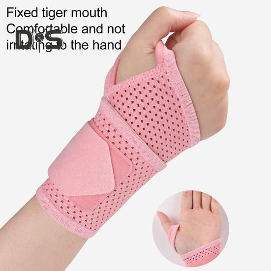 1 шт. спортивный бандаж на запястье, регулируемый дышащий ремень для поддержки запястья, мужской и женский фитнес-бандаж, облегчение боли при артрите, тендините, компрессионный рукав