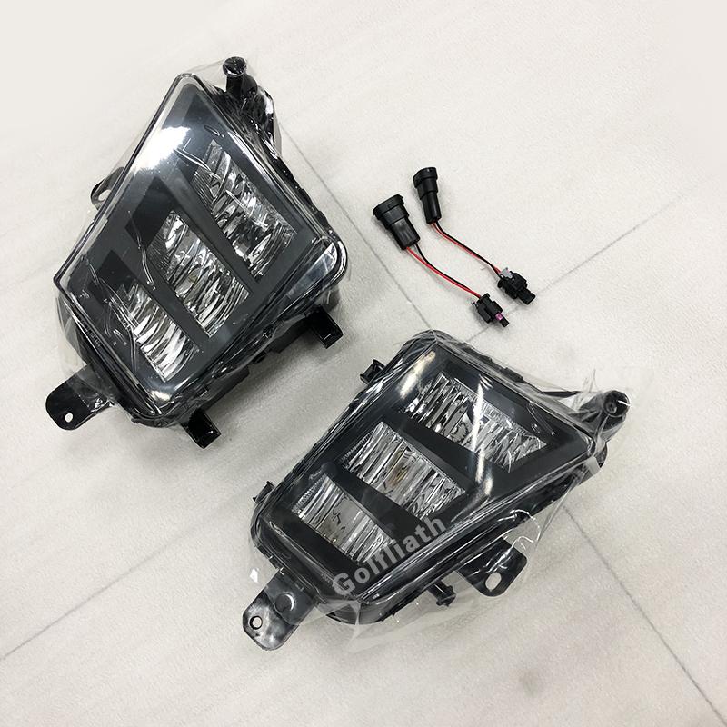 Светодиодная DRL противотуманная фара для стайлинга автомобиля лампа переднего бампера для VW Golf 7.5 MK7.5 GTI 2018- система автомобильного освещения