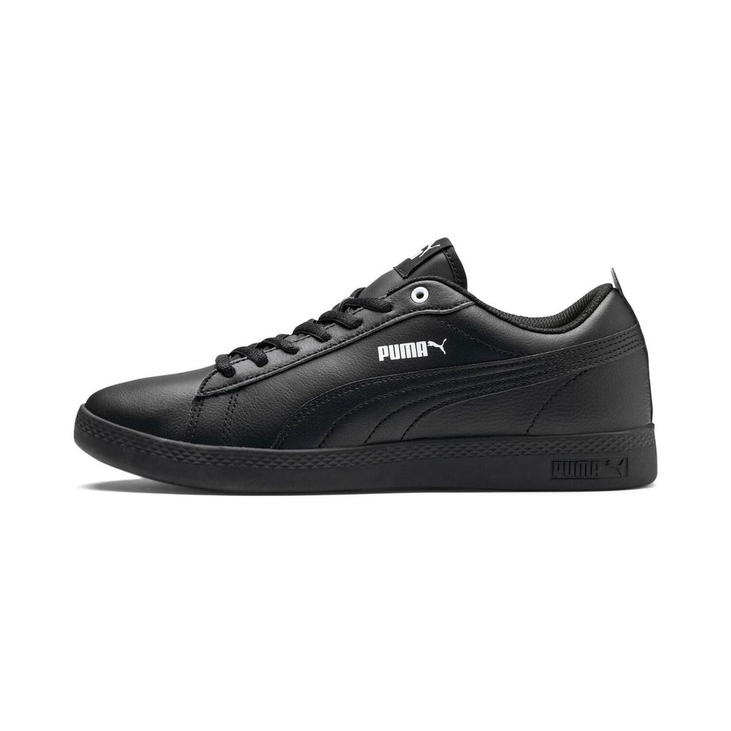 Кроссовки Puma Smash V2 Leather Women black/black