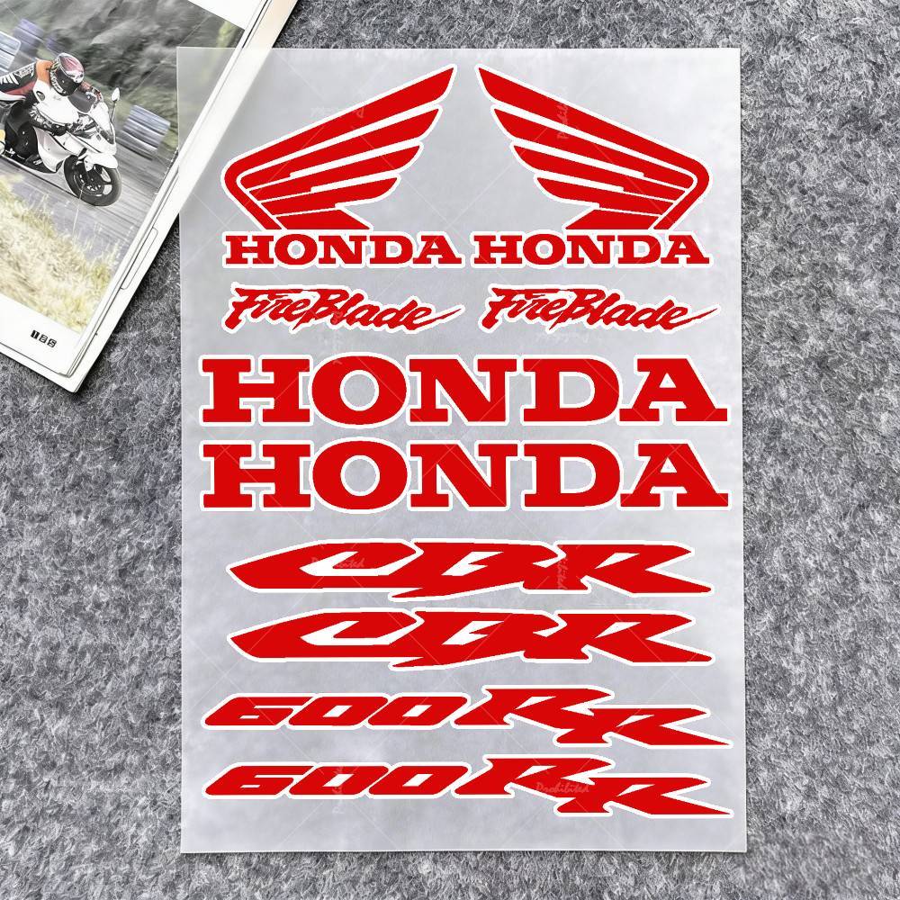 PYYG6 For Honda Stickers Reflective motorcycle stickers, 3M safety warning at night in the dark scooter helmets