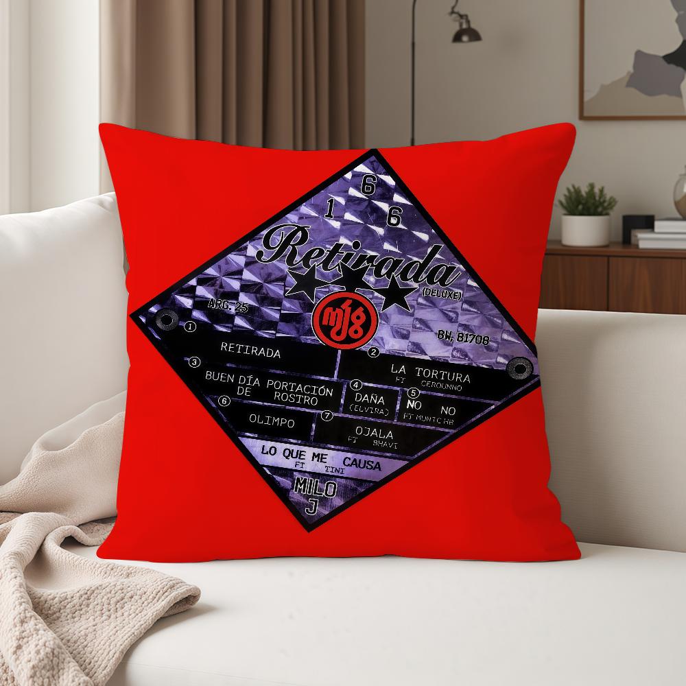 Singer MMilo J La Vida Era Mas Corta Pillow Case Suitable For Bedrooms Living Rooms Cars Home Decoration