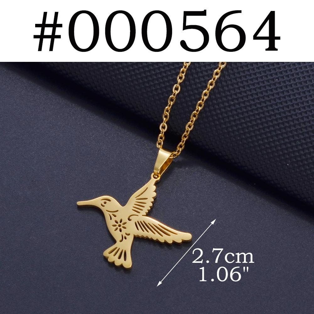 2025 Hawaiian Flowers Guam Puerto Rico Mayotte Necklaces Women Jewelry Stainless Steel Nefertiti Turtle Shell Flamingo #000164