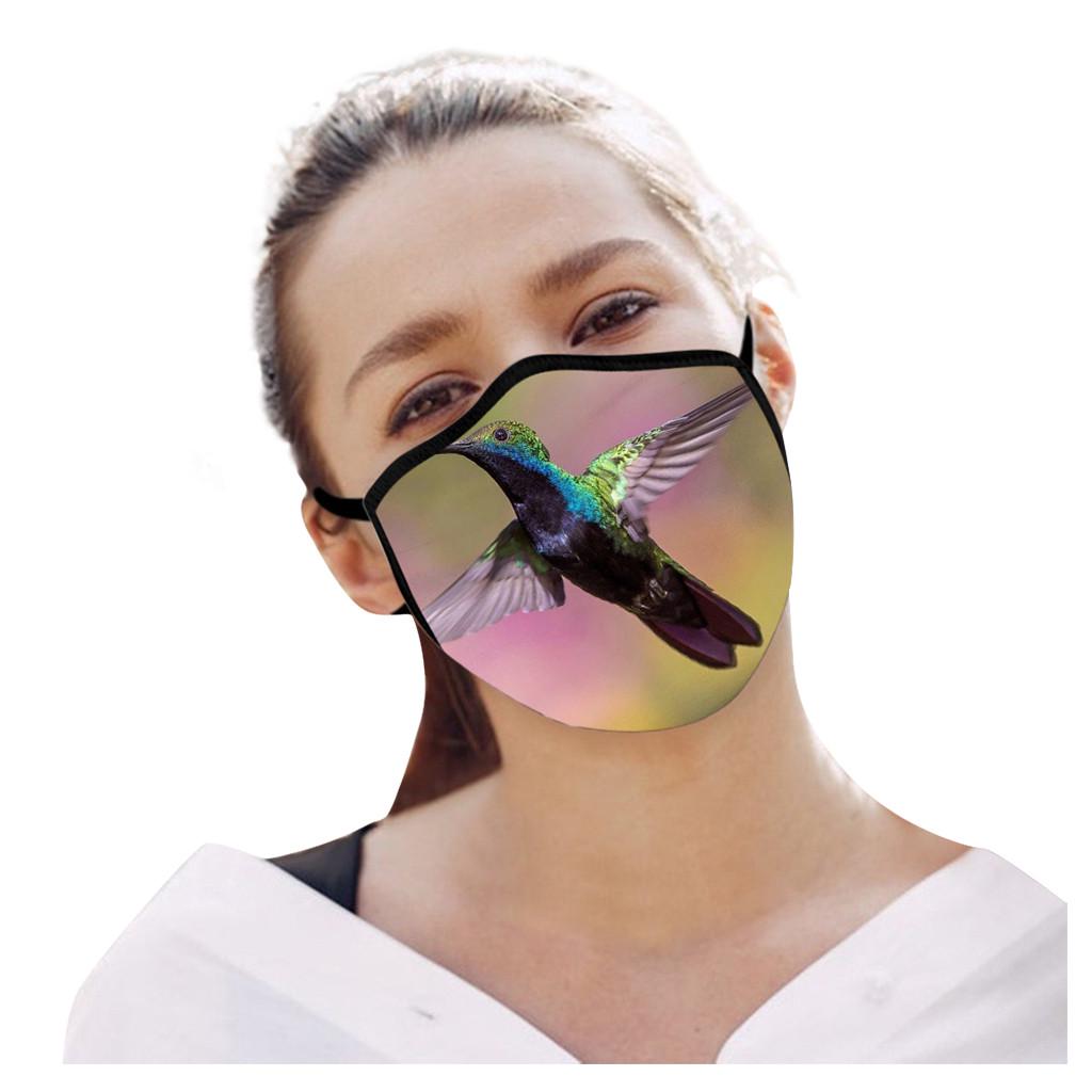 1 шт. Взрослая маска для лица с принтом, забавная, для улицы, моющаяся, дышащая, для велоспорта