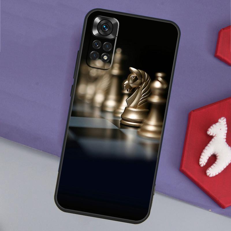 Chess Pieces Funda For Xiaomi Redmi Note 13 14 Pro 12 11 9 10 9S 10S 11S 12S Redmi 14C 10C 12C 13C Case