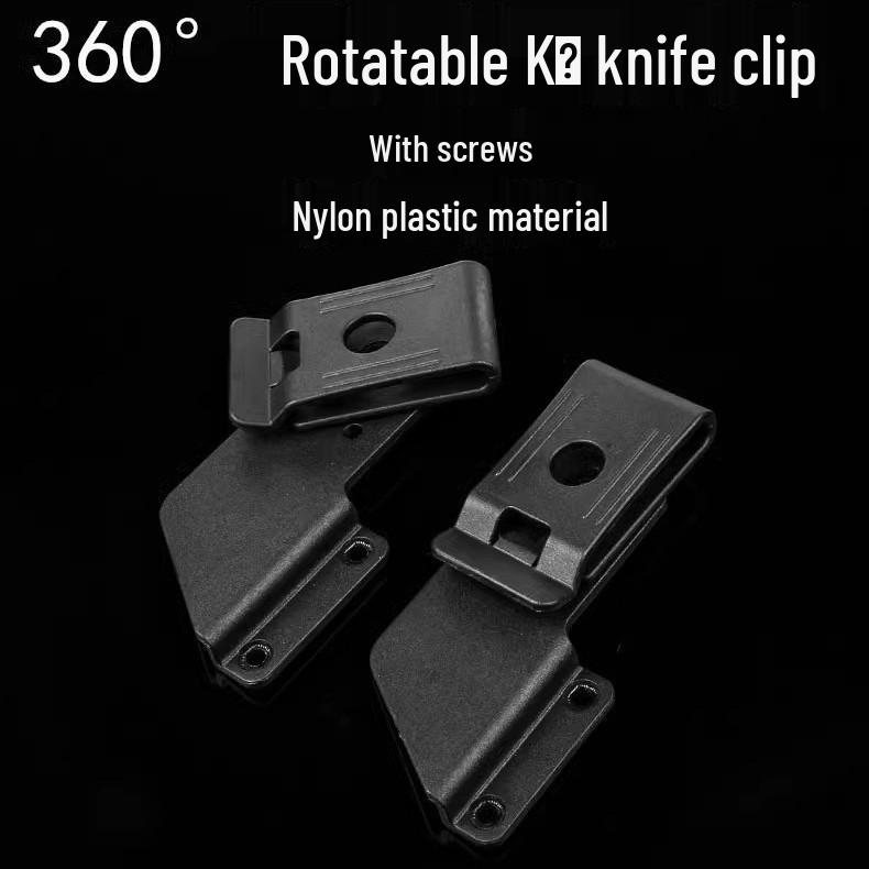 360° Rotating KYDEX Knife Sheath Clip - Tactical Outdoor Accessory