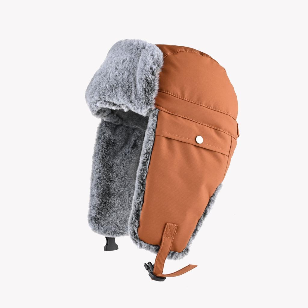 Шапка мужская зимняя бархатная утолщенная шапка женская теплая и ветрозащитная для катания на лыжах, езды на электромобиле, с защитой ушей, хлопковая шапка, тренд