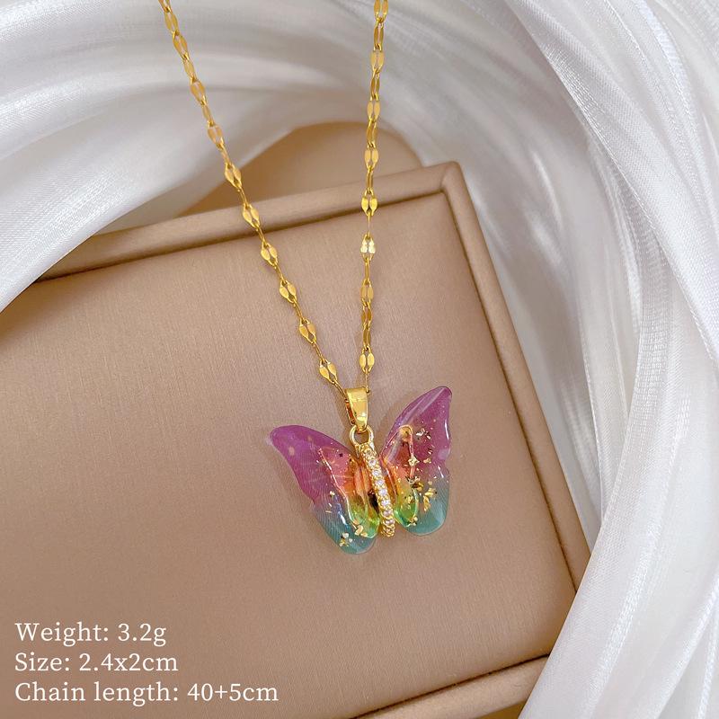 Подвеска-месяц из титановой стали: Элегантный дизайн микро-паве с полным бриллиантовым покрытием, сверкающий и стильный для женщин.