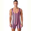 Men's One Piece Swimsuit Sleeveless Slim Fit Fitness Gym Sports Bodysuit Men Surfing Clothes