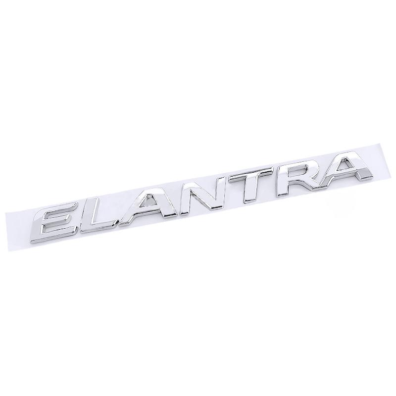 rlapg3 ABS Car Trunk Rear Badge Sticker for Hyundai ELANTRA SANTAFE TUCSON SONATA Logo Auto Decal Emblem Exterior Accessories