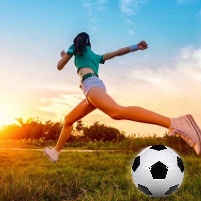 Размер 5 Профессиональные тренировочные футбольные мячи из искусственной кожи Черно-белые футбольные мячи Goal Team Atch Training Balls