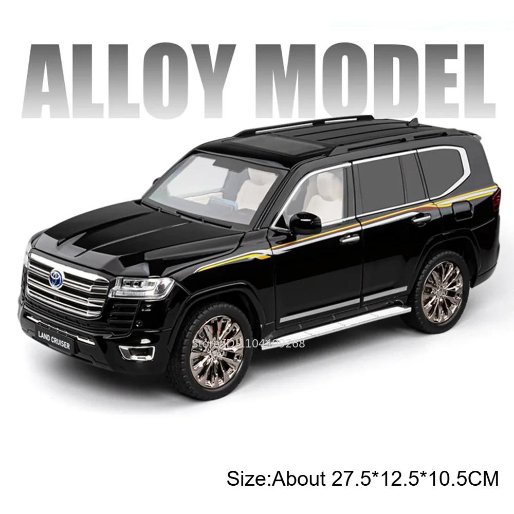 Большой 1:18 Land Rover Range Rover LC300 Модель автомобиля Игрушка Музыка Свет Амортизация Внедорожник Металлические литые модели Рождественский подарок