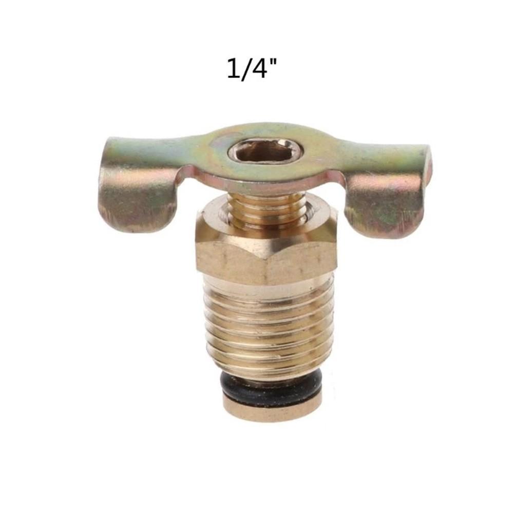 Quality. Solid Brass Drain Valve For Air Tanks Fast And Tool Installation
