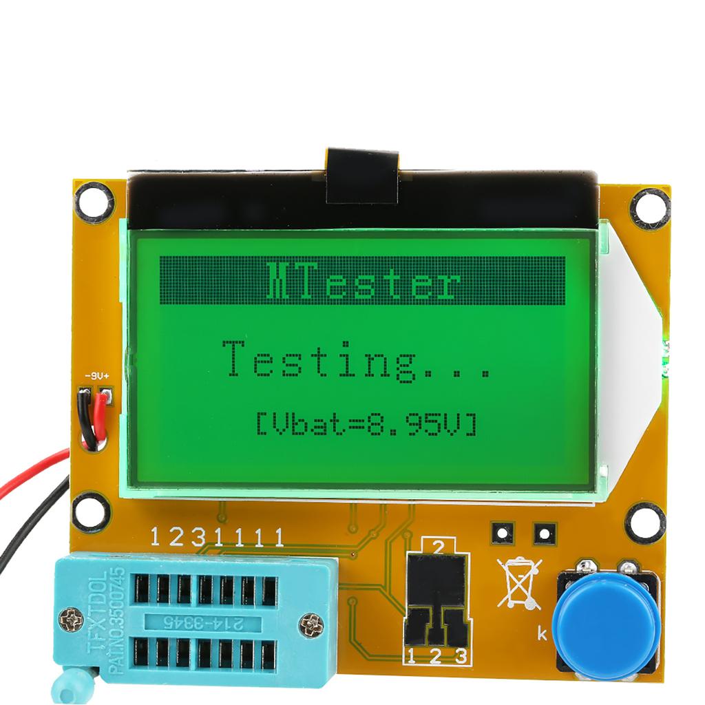 LCD Graphical Transistor Inductor Capacitor ESR Meter Multifunction Tester