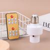 E27 60W Wireless Remote Control Smart Timer Switch Lamp Holder 110V 220V House Multi Light Baby Room Bedroom Timer Switch
