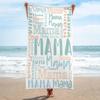 Personalized Name Bath Towel L High Quality Microfiber  Bath Towel Beach Towel With Name Outside Birthday Vacation Gift