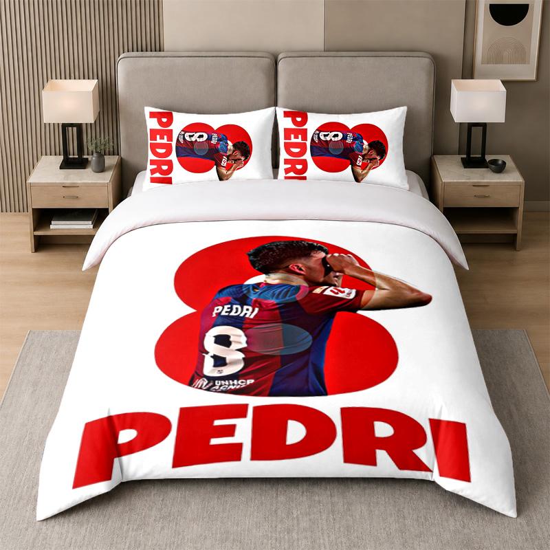 3Pcs Bedding SetPedri Soft Bed Sheet and Two Pillowcases Home Bedroom Decor