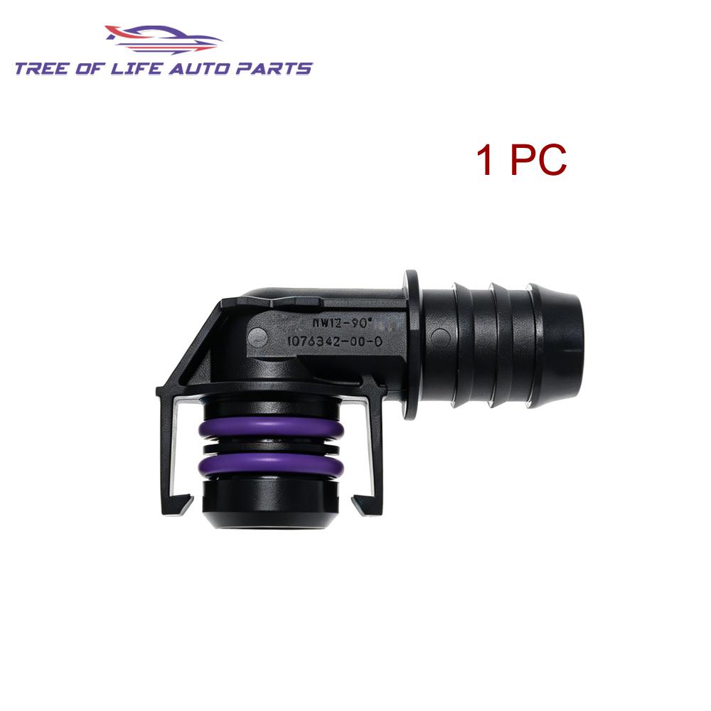 1/2/5/10x Lower Radiator Cooling Coolant Hose Tube Pipe Connector 107634200D For Tesla Model 3 Y 2017 2018 +