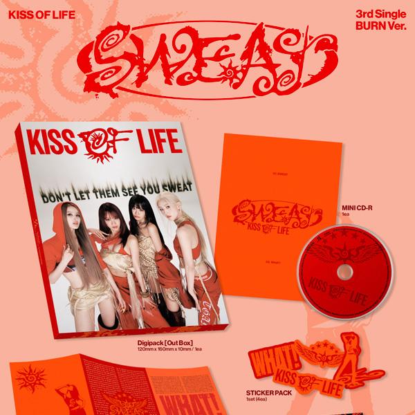 Kiss Of Life 3-й сингл [SWEAT] (Версия HEAT. / ВЕРСИЯ BURN) УСТАНОВЛЕН