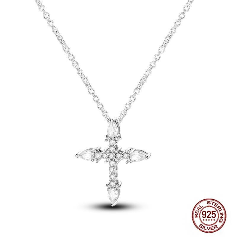 Copper Pendant Necklace Pink Heart Star Moon Firefly Plant Charm Basic Chain Necklaces Original Festival Jewelry For Women G