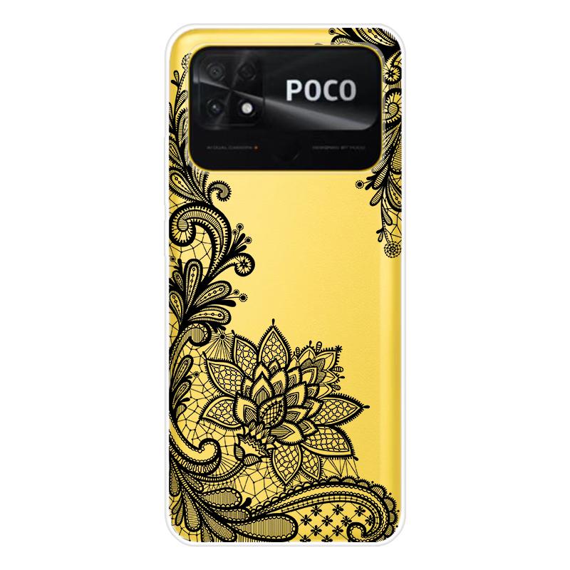 Для Xiaomi Poco C40 C 40 Чехол Мягкая силиконовая задняя крышка Мультяшный чехол для телефона Разнообразие