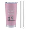 Snoopy Tumbler, Mug, Coffee Cup, Convenience Store Cup, Insulated, Insulated, Water Bottle, Direct Drinking, Stainless Steel, with Lid, Portable,