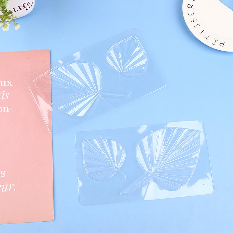 3D Форма для шоколада в виде листа пальмы, ПЭТ, для мастики, королевской глазури, форма для крема, инструменты для украшения торта в технике сахарного искусства, кухонные аксессуары для выпечки