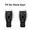 2/3 кнопки для Mercedes Benz ABGR Class GLA GLK W176 W204 W251 W463, мягкий чехол из ТПУ для дистанционного ключа автомобиля, брелок, аксессуары