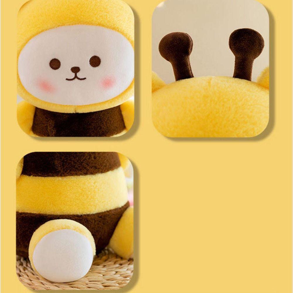 PP Cotton Bee Stuffed Toys Stuffed Bees Bear Plush Dolls Adorable Bee Doll Plush Toy Children