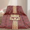 1pc Liverpool FC Blanket, Home Printed Throw Blanket - Soft Blanket Gift for Family, Washable Sofa Bed Blanket