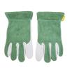Pair Goatskin Leather TIG Oxyfluoride Welding Gloves Thermal Insulation Fireproof Soft Wear Resistant