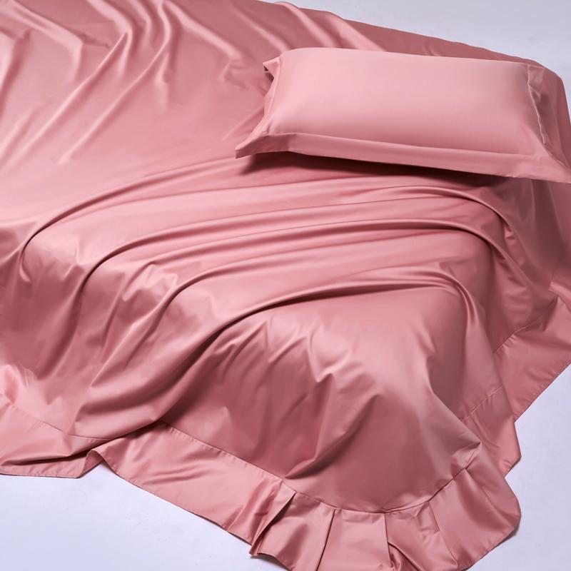 Мягкий комплект постельного белья из 100% египетского хлопка, плотность 1000 нитей, комплект постельного белья из 4/6 предметов, роскошная шелковистая простыня на резинке и плоская наволочка