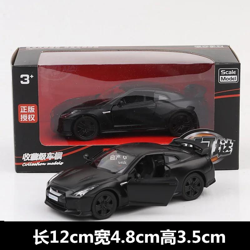 1:36 Коллекция литых моделей автомобилей Nissan GTR R35 из сплава, подарки, рождественский подарок для парня, подарки на день рождения