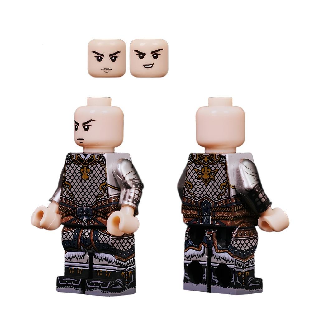 Third-party Figurine Three Kingdoms Series Romance Building Block Lv Bu Sun Quan Toy Compatibility