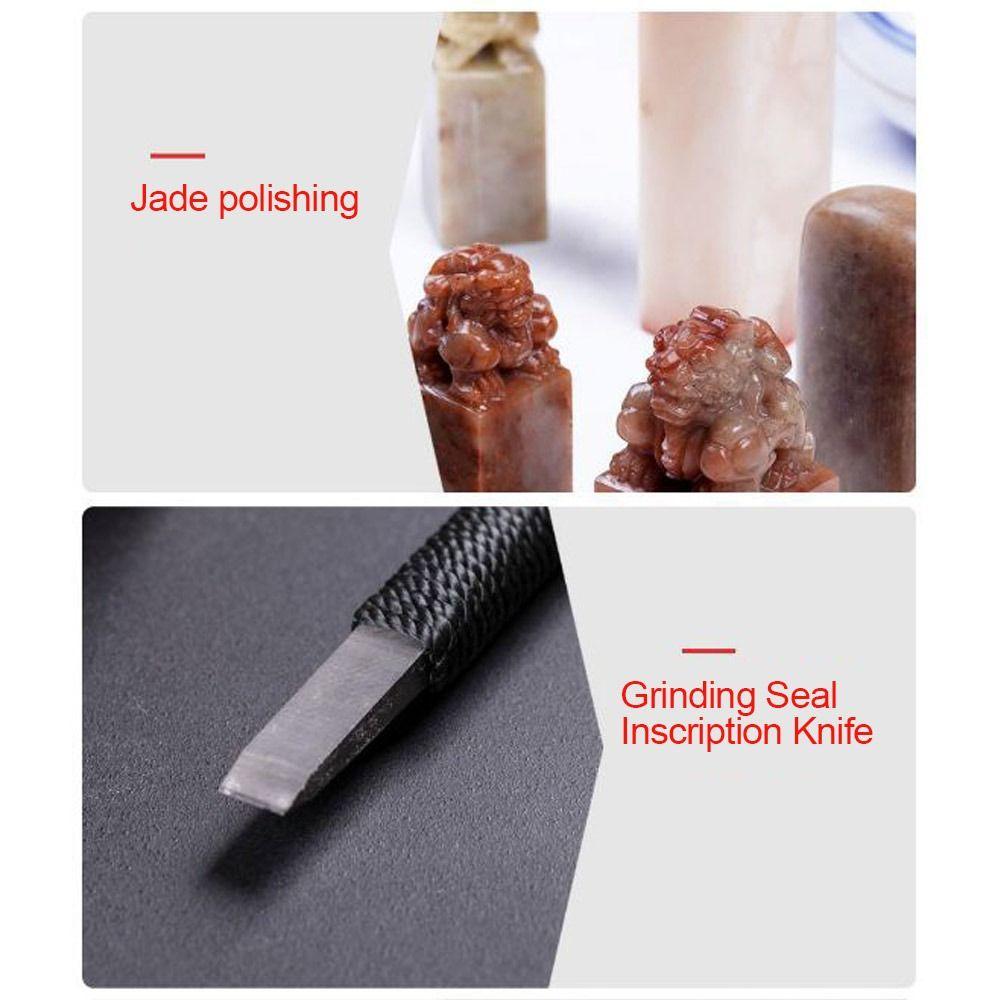 320 Grit Whetstone Triangle Polishing Chamfer Durable Sand Strip  Jade