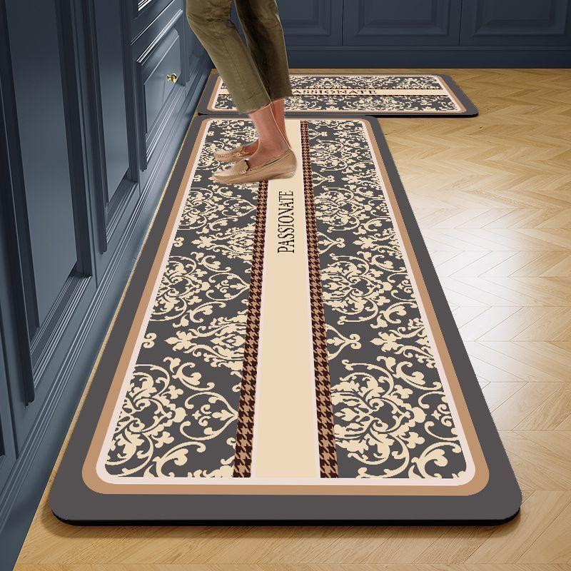 Kitchen Rugs Floor Mat Kitchen Mats Set Non-Slip Washable,Indoor Doormats Area Rugs for Kitchen Bedroom Bathroom Carpet