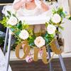 Prince Princess Gold Glitter ONE Hanging Flag 1st Birthday Party Decor Garlands Bunting Banner